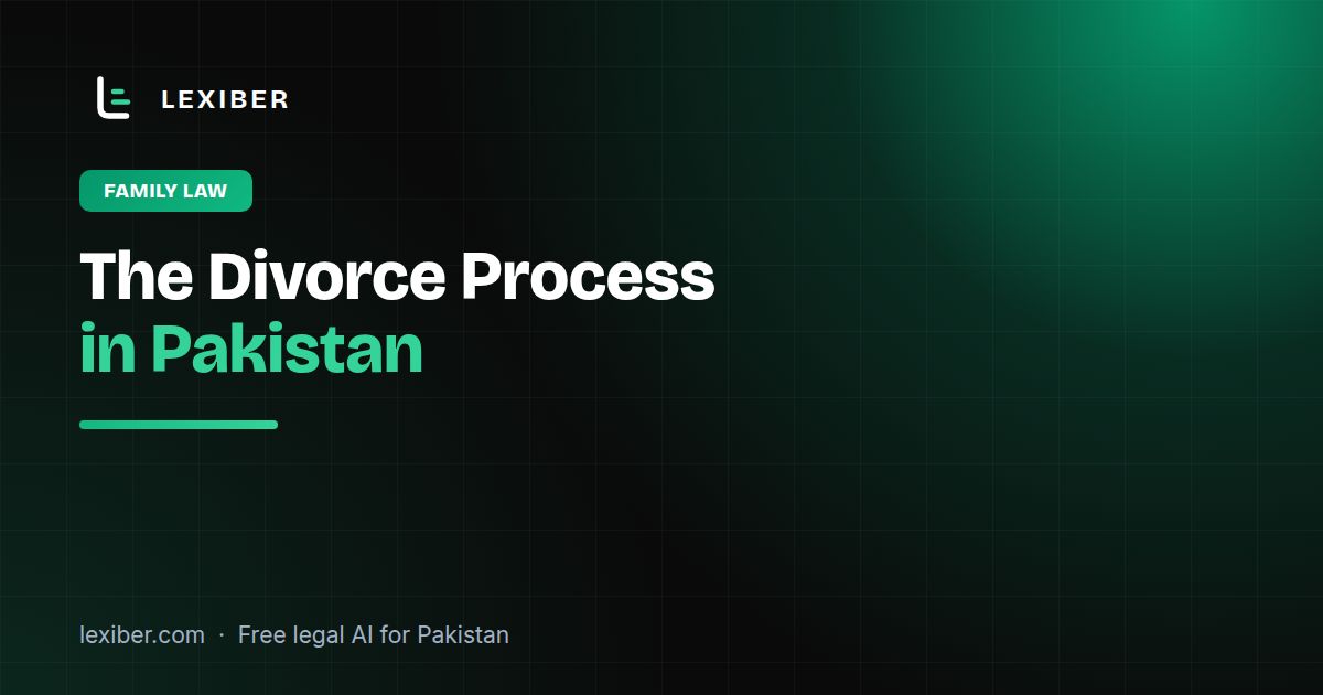 The Divorce Process in Pakistan, Explained Step by Step
