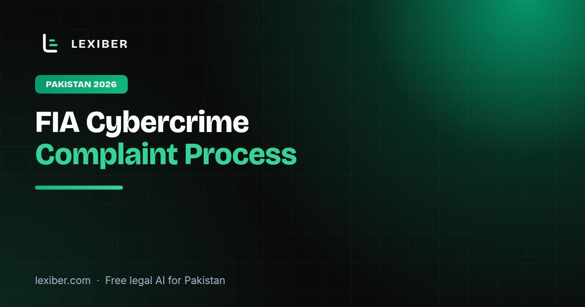 FIA Cybercrime Complaint in Pakistan: How to File, Step by Step