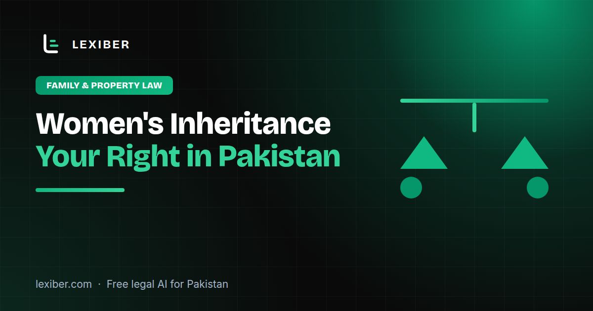 Women’s Inheritance in Pakistan: Rights and Reality