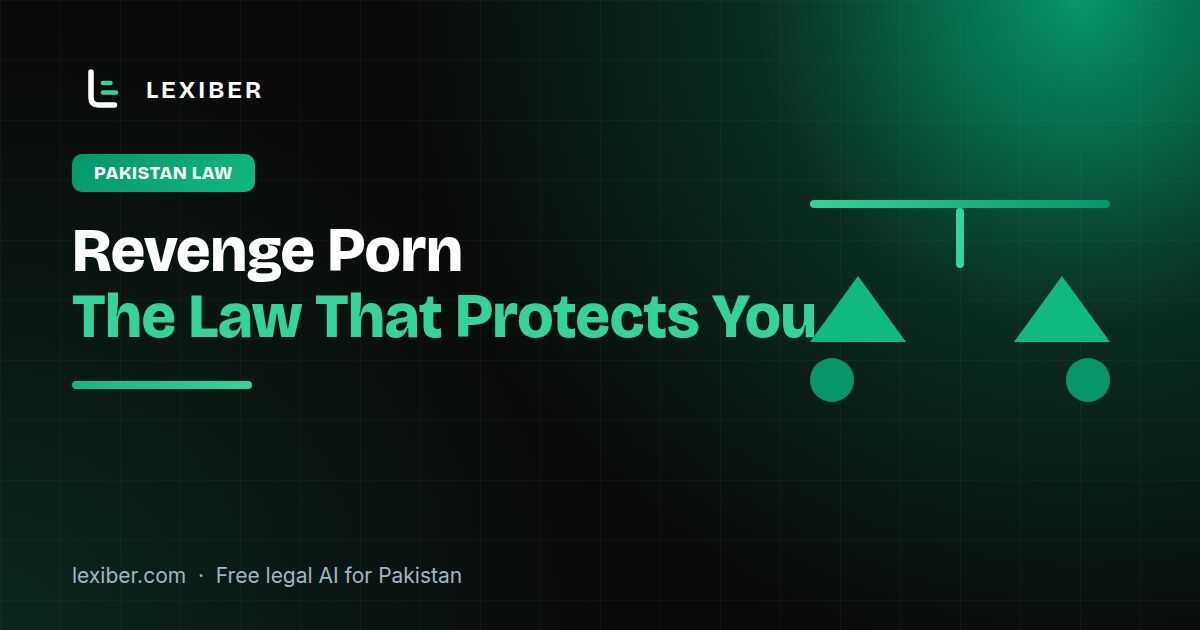 Revenge Porn in Pakistan: The Law That Protects You